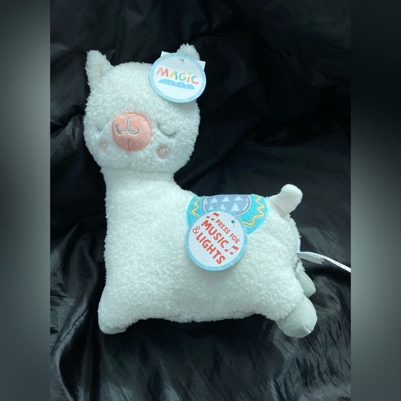 musical plush lama toy with lights for baby’s nursery - Picture 2 of 2
